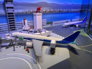 ミニランドのレゴで作った飛行機